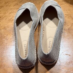 Talbots Textured Tan Espadrilles